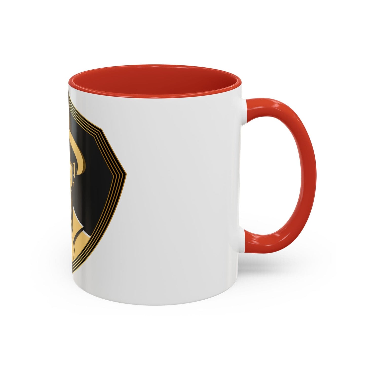 Gman Logo Black Background Accent Coffee Mug, 11oz