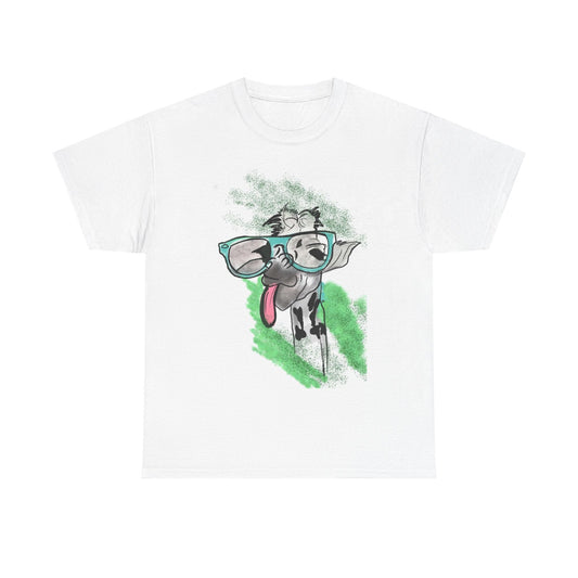 Cute Cow with Glasses T-Shirt