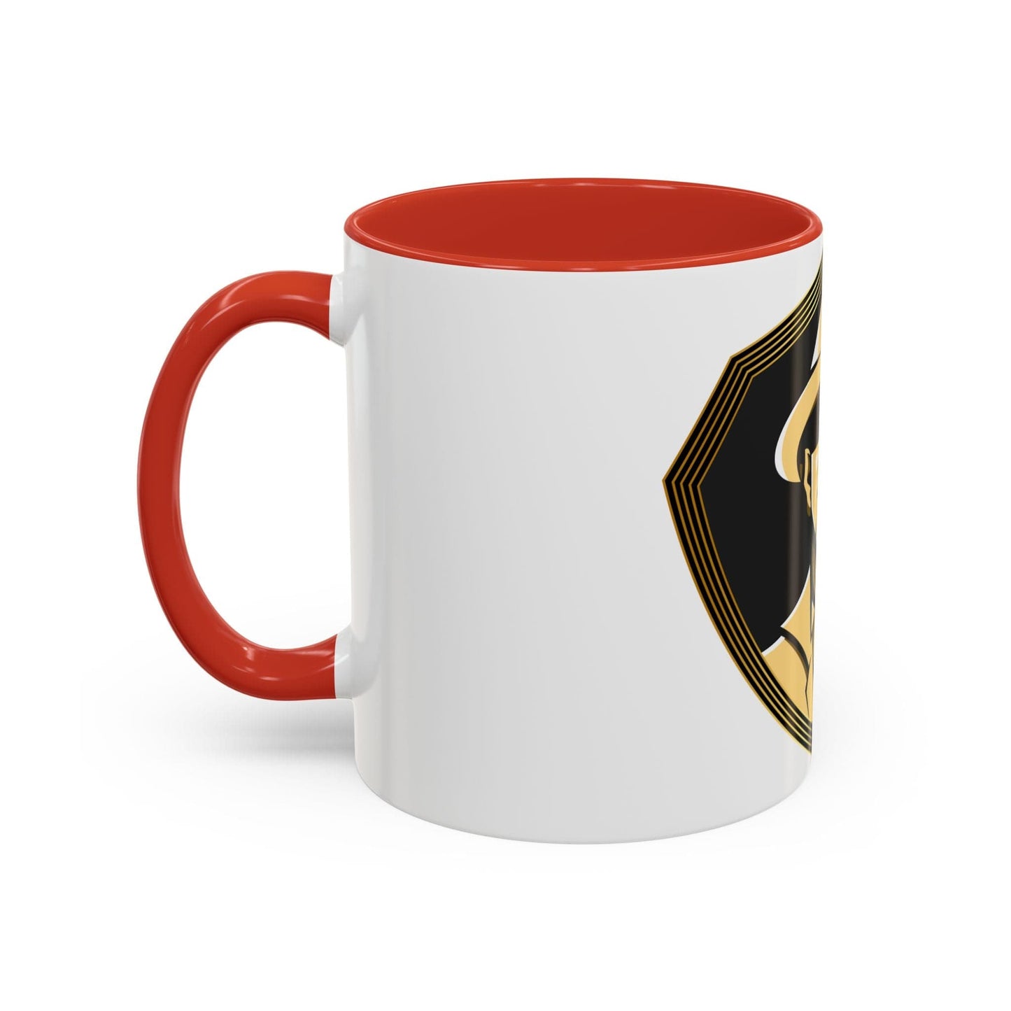Gman Logo Black Background Accent Coffee Mug, 11oz