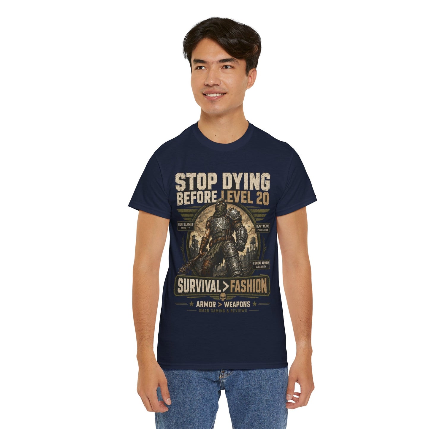 Stop Dying Before Level 20 Gamer T-Shirt