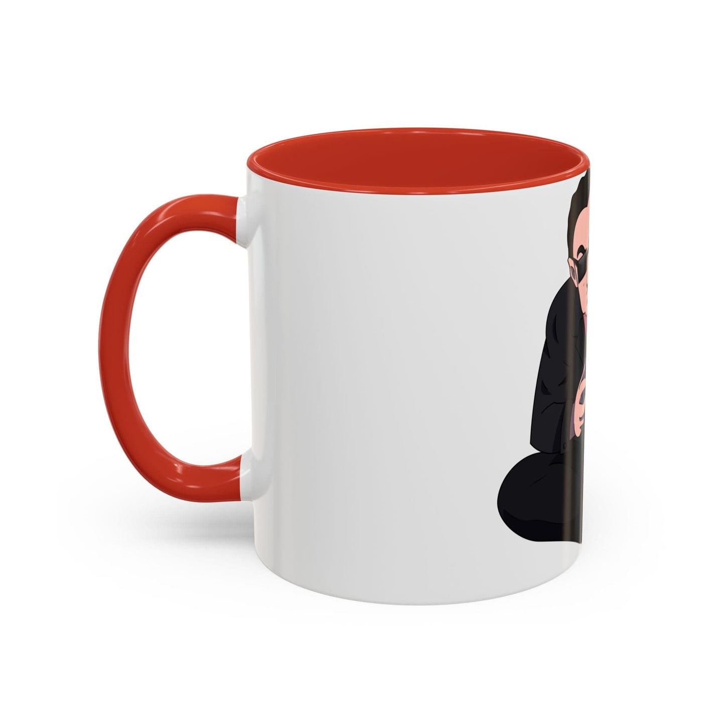 Gman Banner Character Background Accent Coffee Mug, 11oz