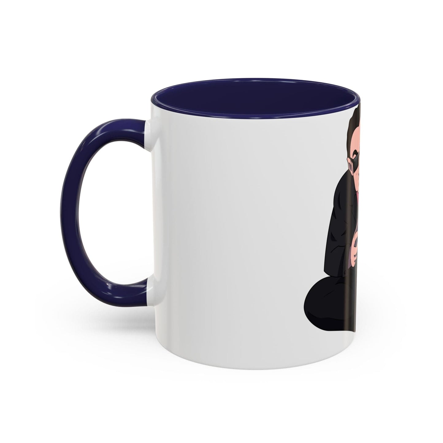 Gman Banner Character Background Accent Coffee Mug, 11oz