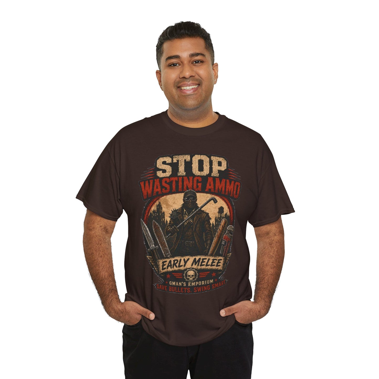 Stop Wasting Ammo – Early Melee Tee
