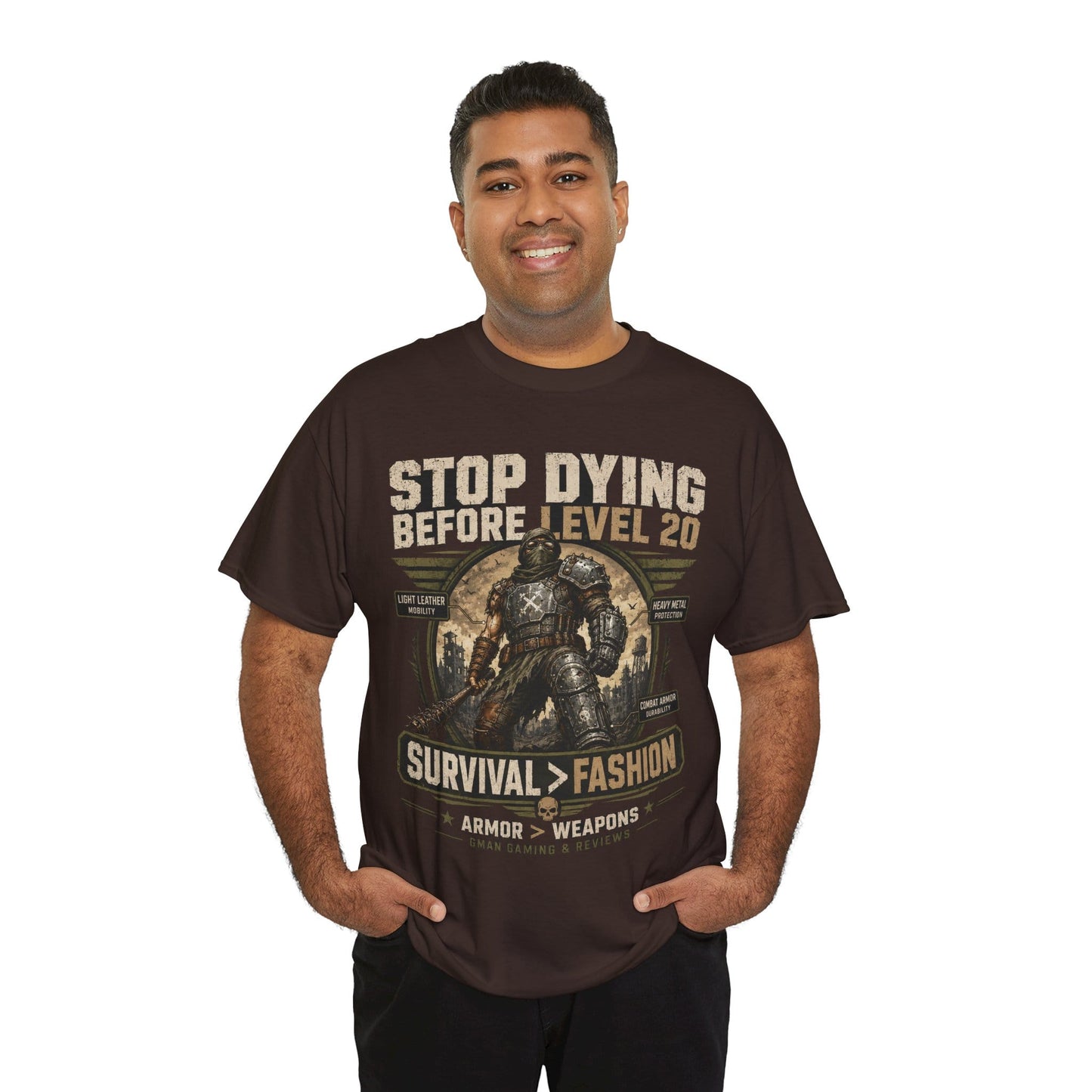 Stop Dying Before Level 20 Gamer T-Shirt