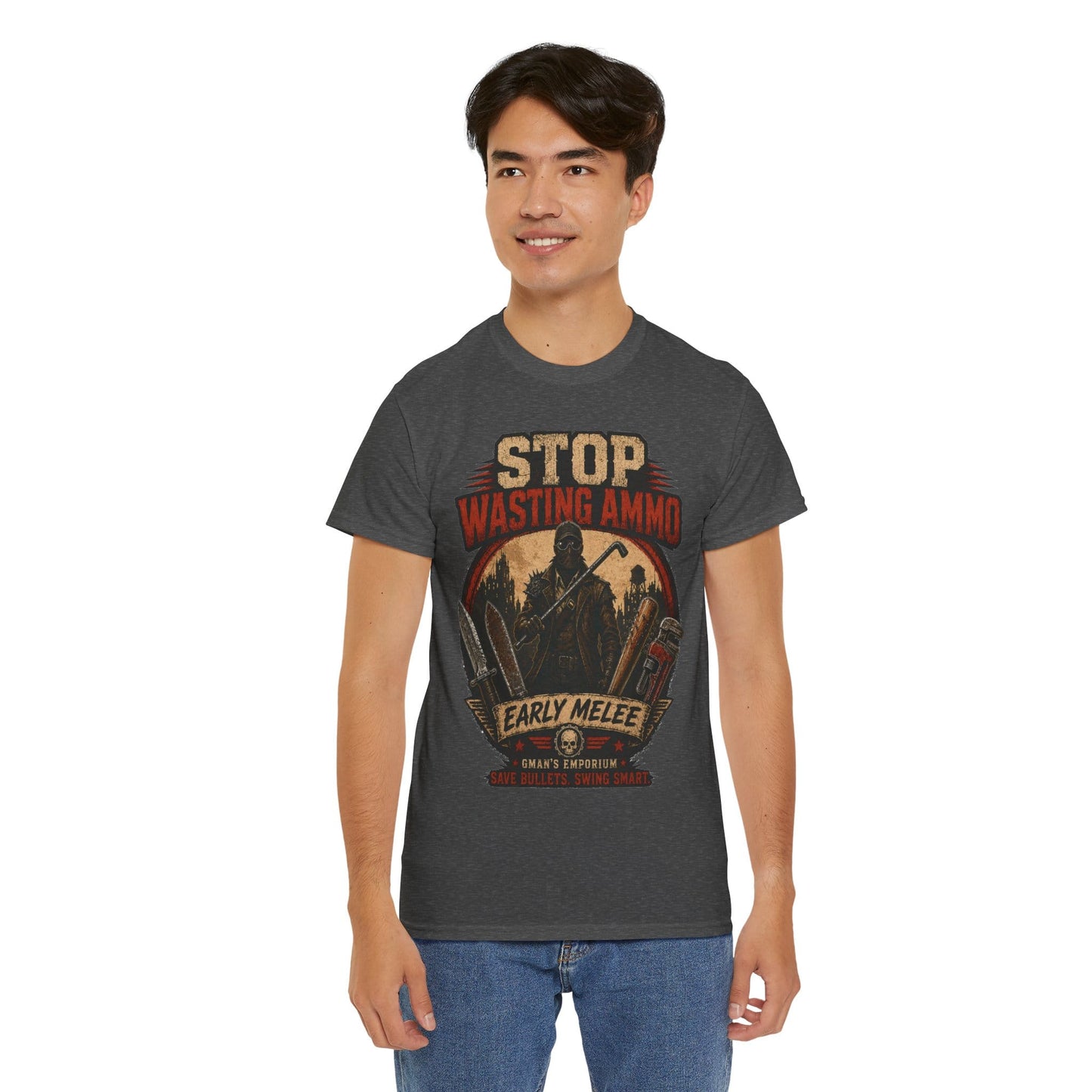 Stop Wasting Ammo – Early Melee Tee
