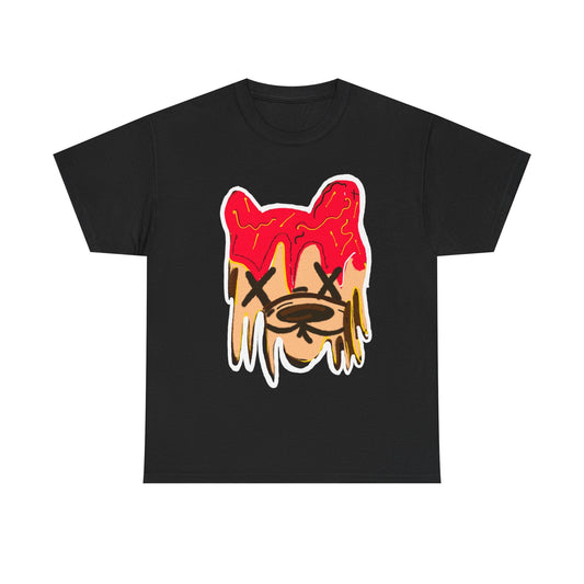 Dripping Animal Face Graphic Tee