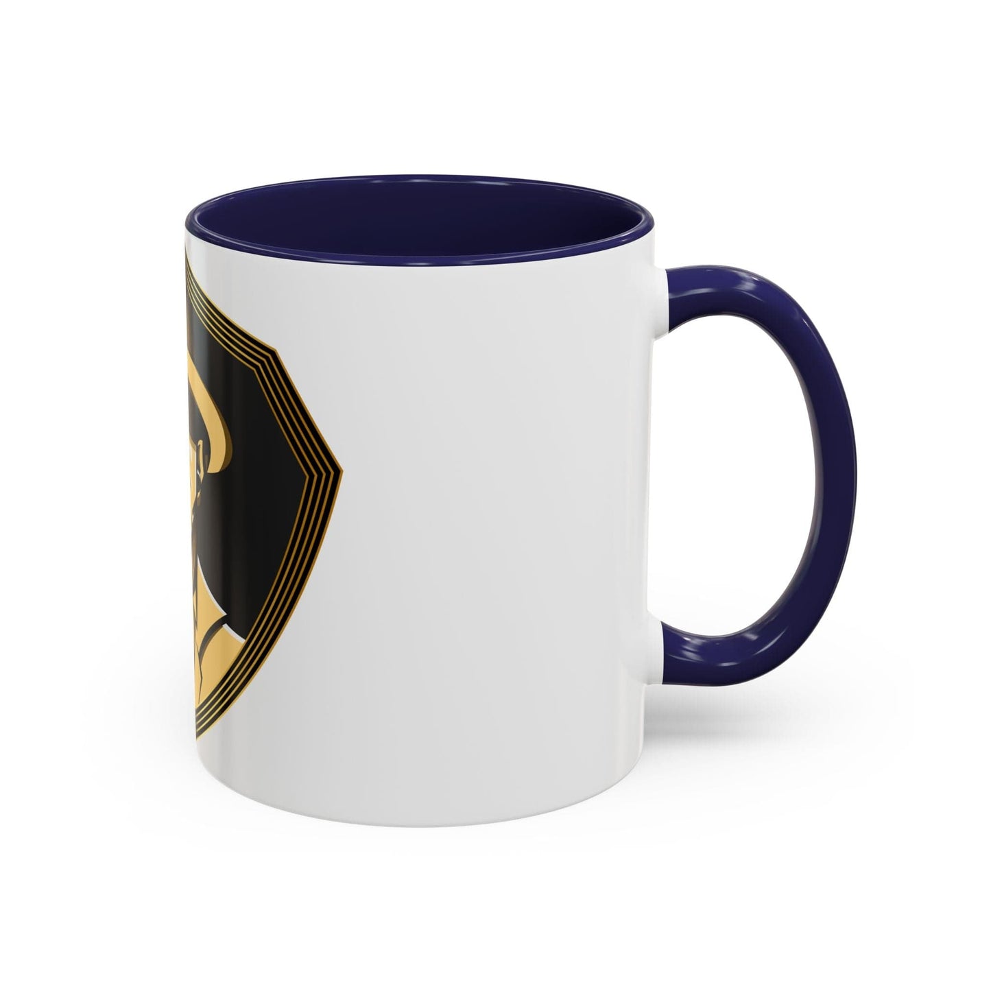 Gman Logo Black Background Accent Coffee Mug, 11oz