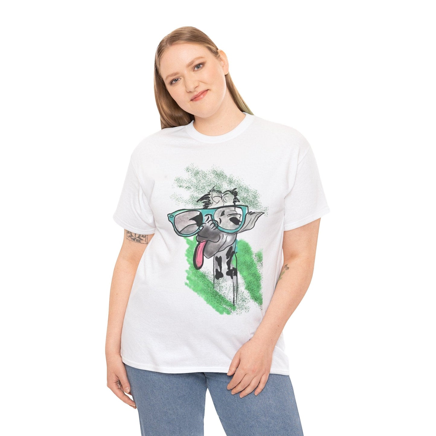 Cute Cow with Glasses T-Shirt