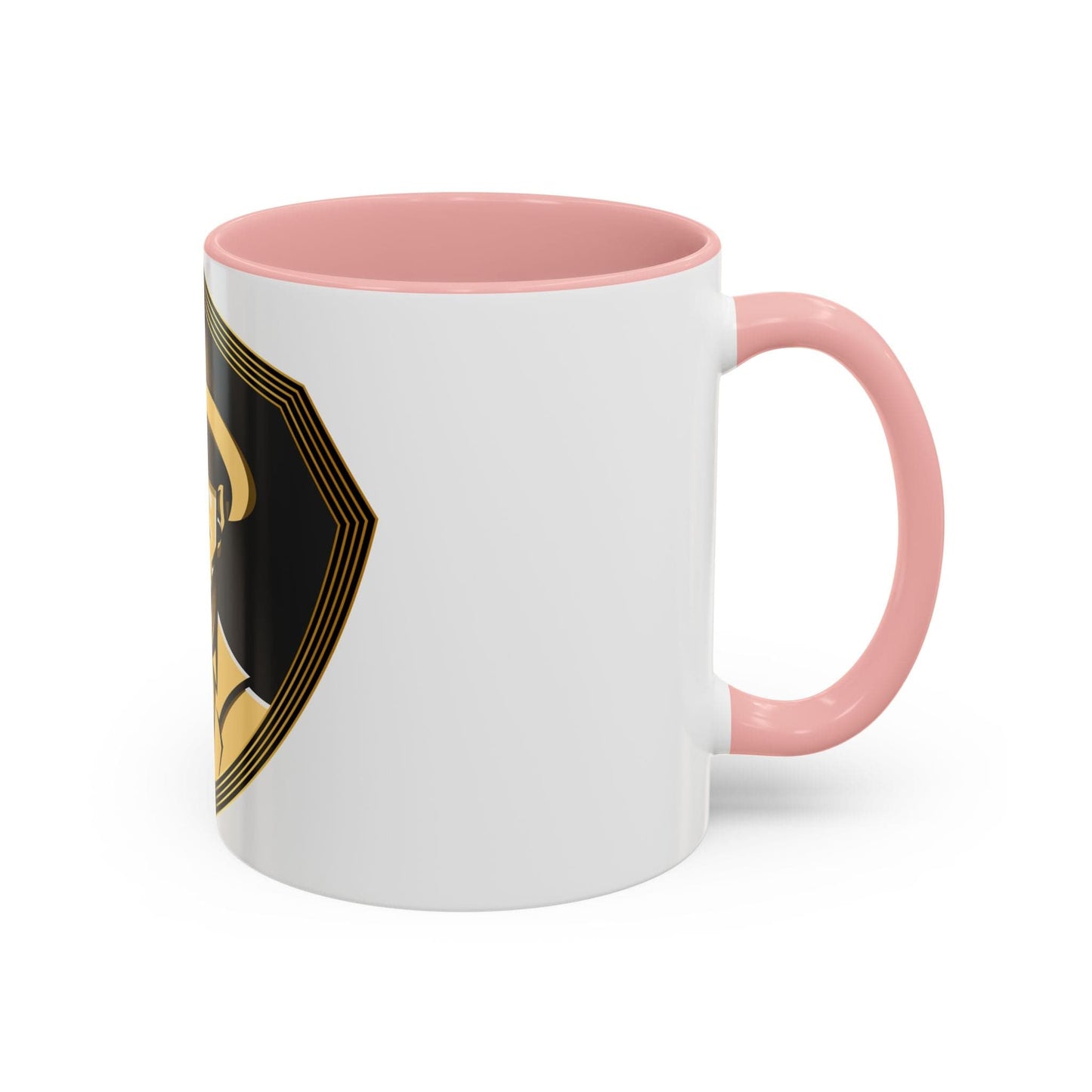 Gman Logo Black Background Accent Coffee Mug, 11oz