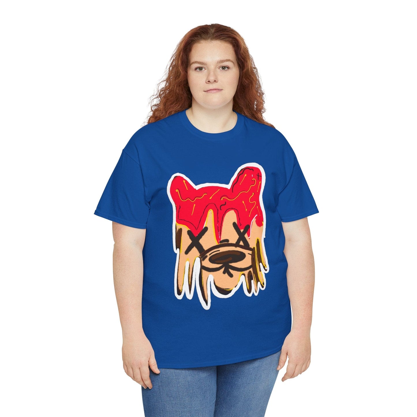 Dripping Animal Face Graphic Tee